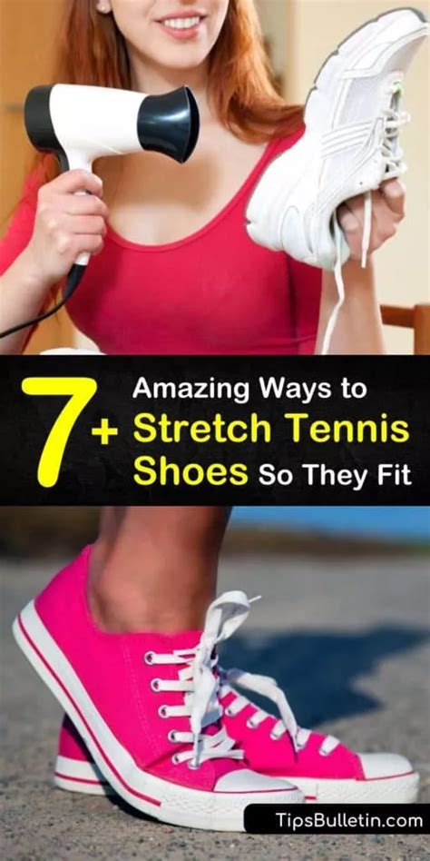 stretching tennis shoes at home